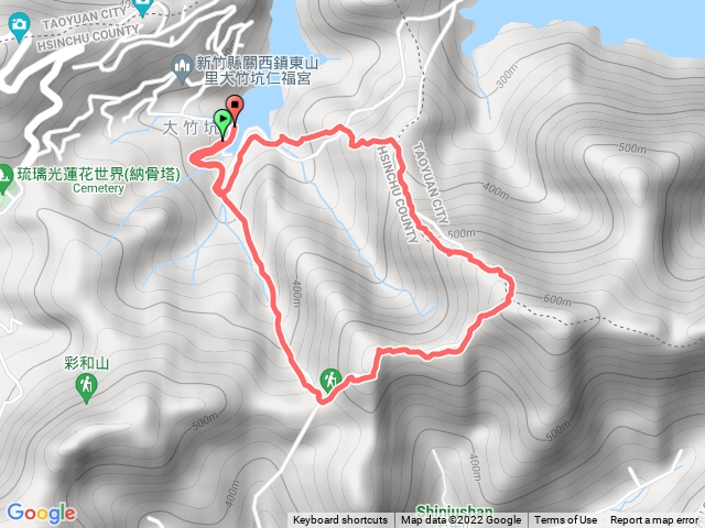 大竹坑 》雙石縱走路線》油井窩山》大竹坑