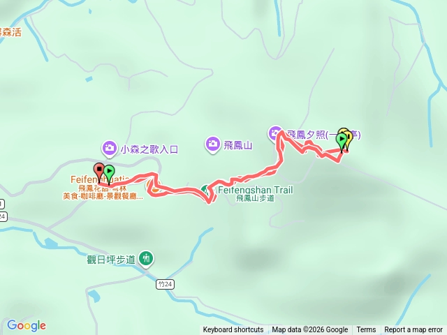 20260128飛鳳山古道取飛鳳山三角點(第二停車場出發)預覽圖