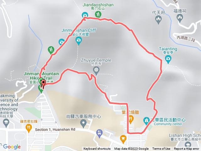 金面山親山步道大Ｏ型