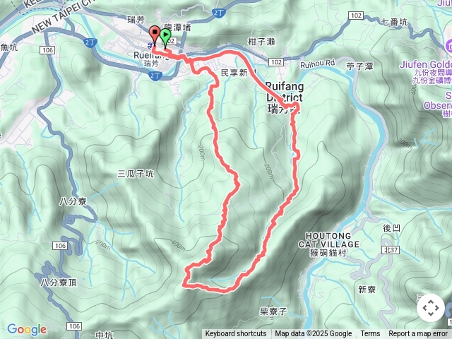 蛇子形古道+三爪子坑山+蛇子崙山