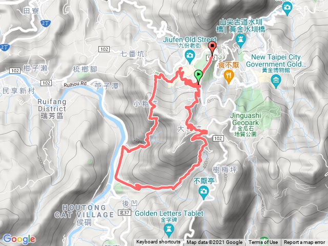 2021.11.16 大粗坑、小粗坑古道O形
