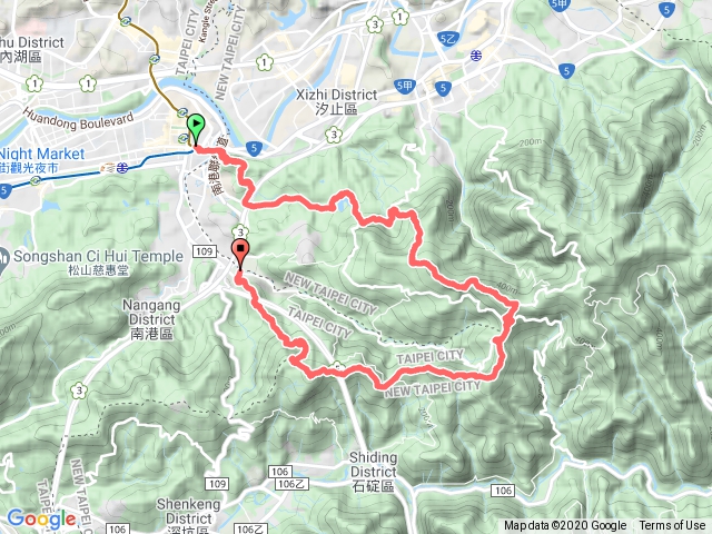 1091126南港山-白匏湖-十三分山-深按頭山-土庫岳-山豬窟尖-更寮腳山-大豐山-舊莊二站C型