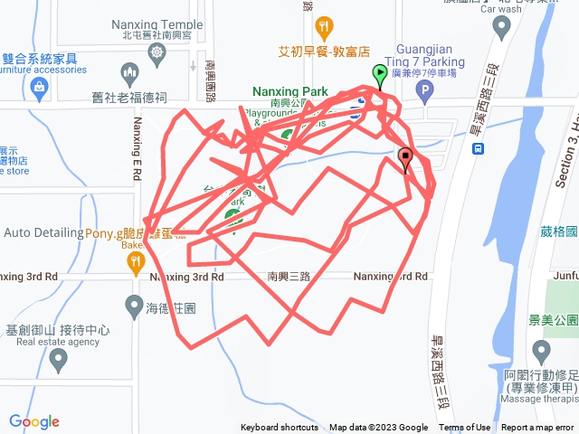 南興公園路跑