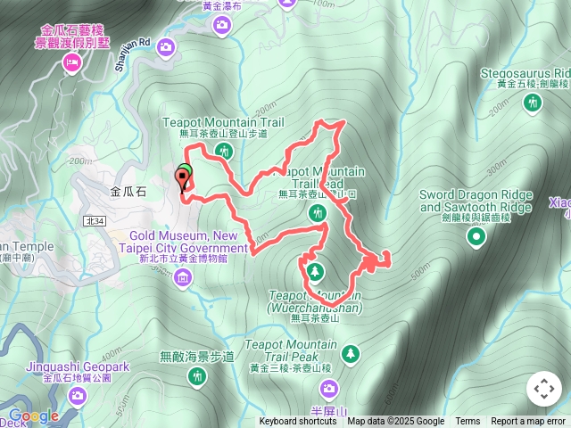 勸濟堂、黃金洞、茶壺山、復興山O型