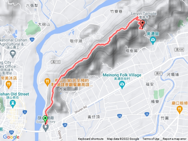 旗靈縱走-46個路點路況輔助說明