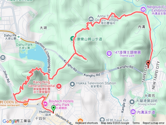 114/8/10內湖三山：白鷺鷥山、康樂山、明舉山下內溝溪生態展示館