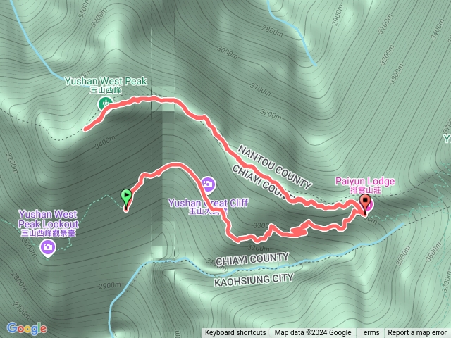 玉山登山口-排雲山莊-玉山西峰預覽圖