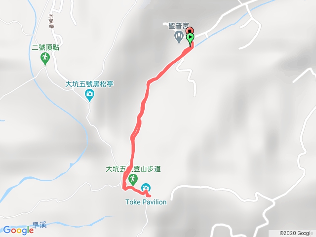 2020/1/1聖普宮-頭嵙山（原路來回）