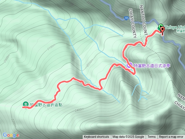 特富野古道自忠進3.8K折返預覽圖