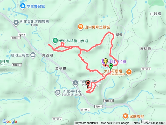新化林場後山步道預覽圖