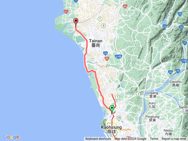 環島第二十一天 左營到安南