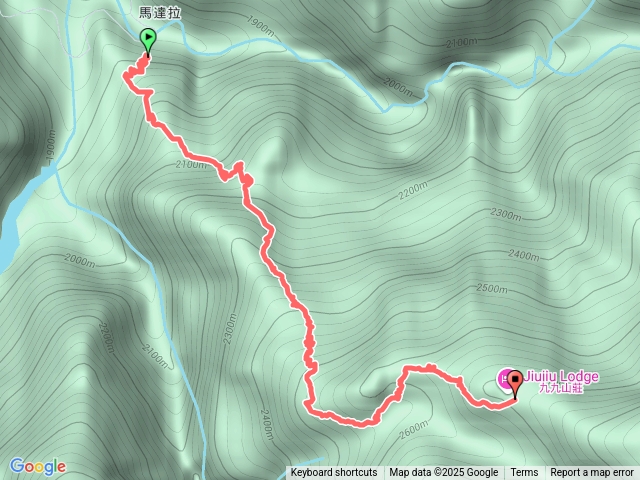 馬達拉溪登山口-九九山莊