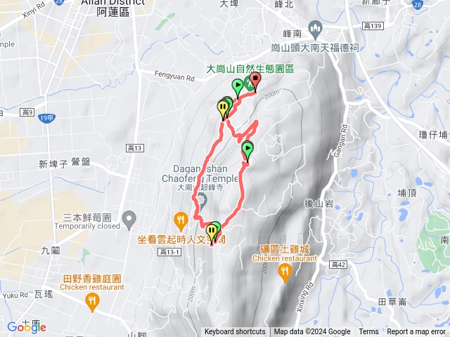 大岡山健行步道預覽圖