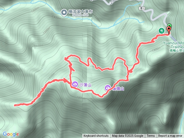 橫嶺山、沙蓮山、笛吹山預覽圖