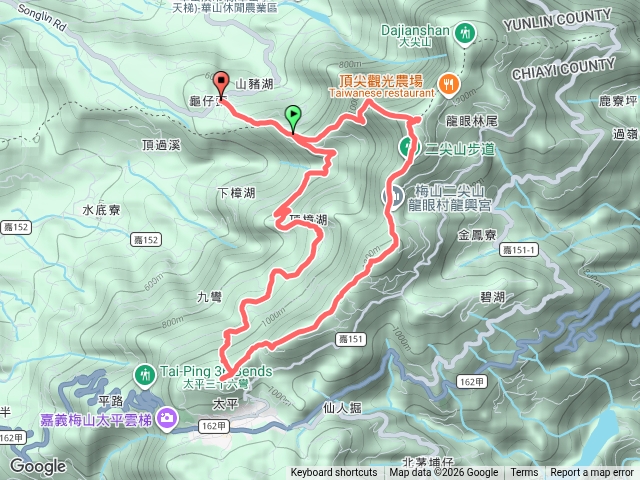 雲嘉五連峰