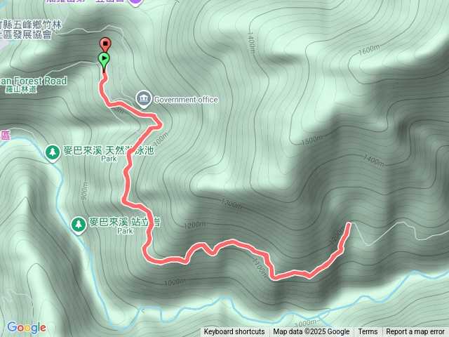 羅山林道南線(崩塌處折返）預覽圖