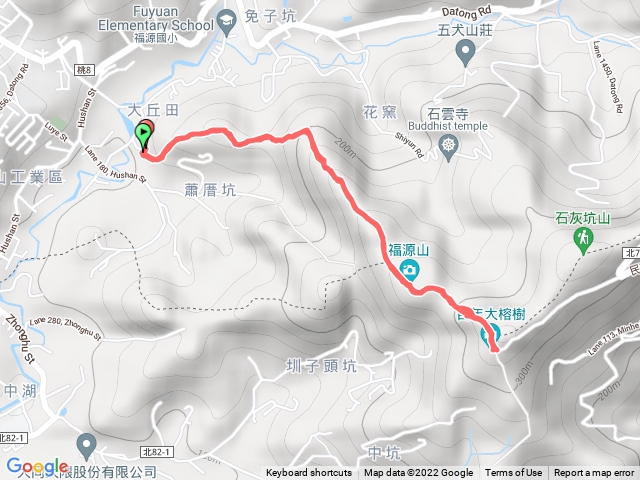 福源山（上坡快走-下坡跑）