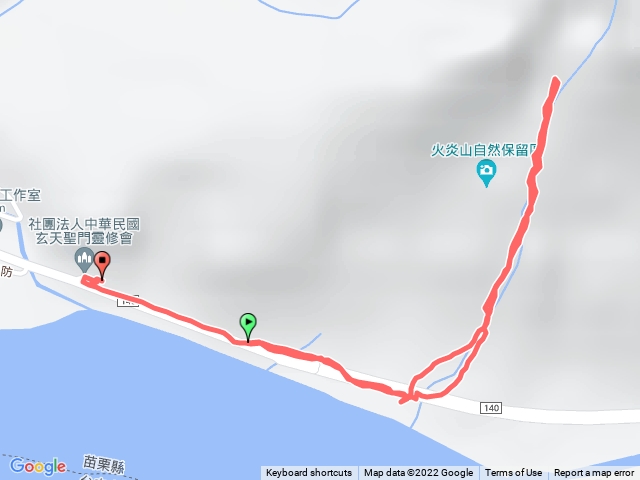 火炎山保留區步道