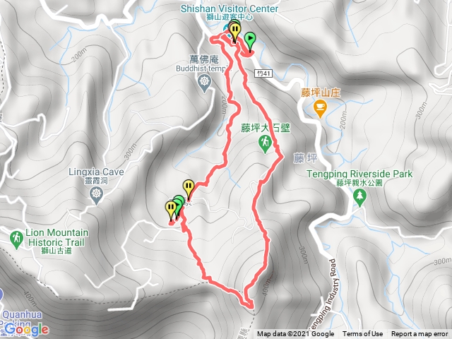 六寮古道、猿山，藤坪步道下遊客中心