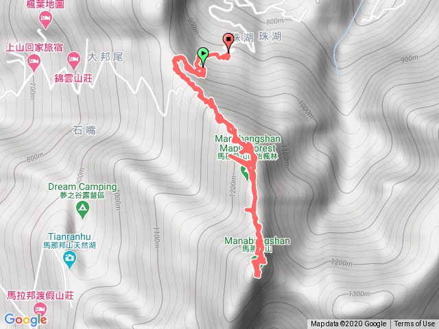 馬拉邦山 珠湖登山口