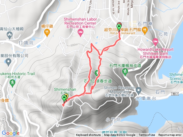 小百岳集起來桃園石門山步道202201031159
