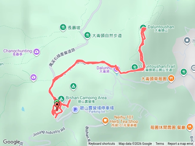碧山露營場-小百岳大崙頭山的瞭望平台預覽圖