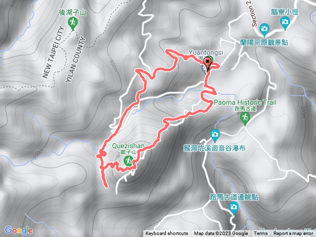 小百岳集起來鵲子山步道官方路線20231104