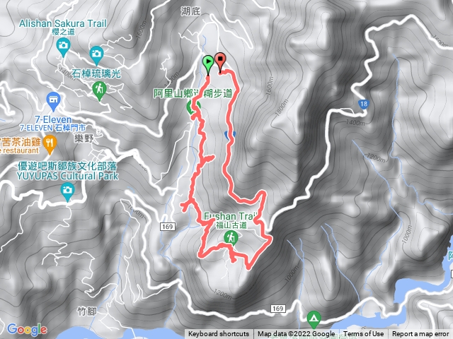 迷糊步道+福山古道+公路