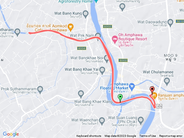 安帕瓦水上市場支流螢火蟲路線