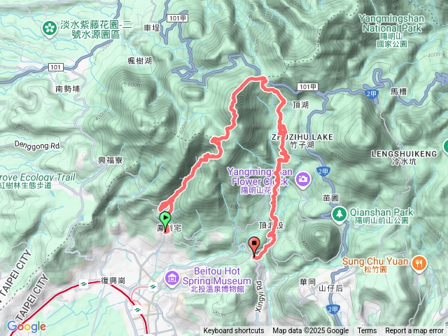 小6公車鳳梨宅站-小屯山-大屯山南峰-大屯山主峰-惇敘高工站