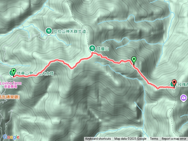 新北烏來塔魔縱走