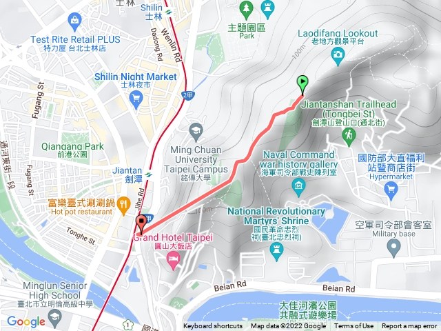 劍潭山親山步道-觀機平台