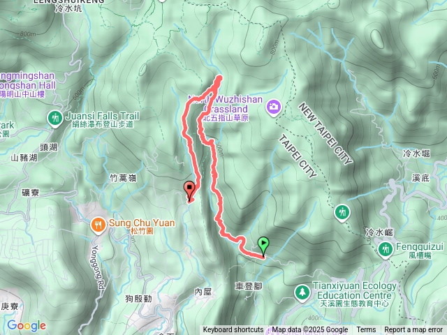 士林登峰圳步道、內雙溪古道、石賴古厝、台灣石、瑪礁古道、內寮預覽圖