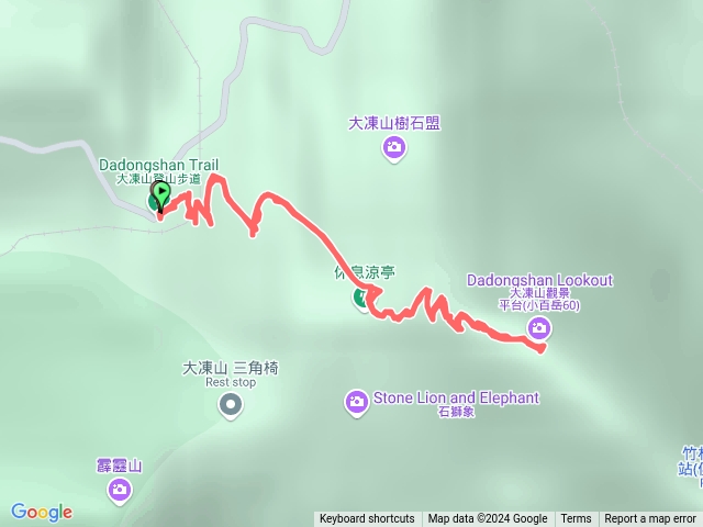 大凍山最短路線