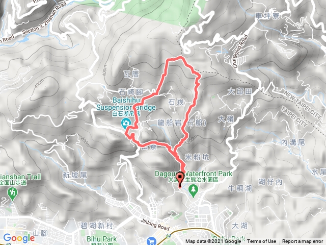 龍船岩 開眼山 白石湖山 P字型