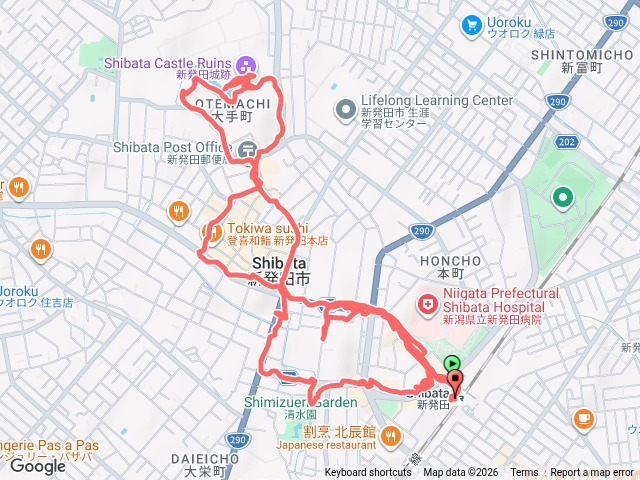 日本100名城-新發田城