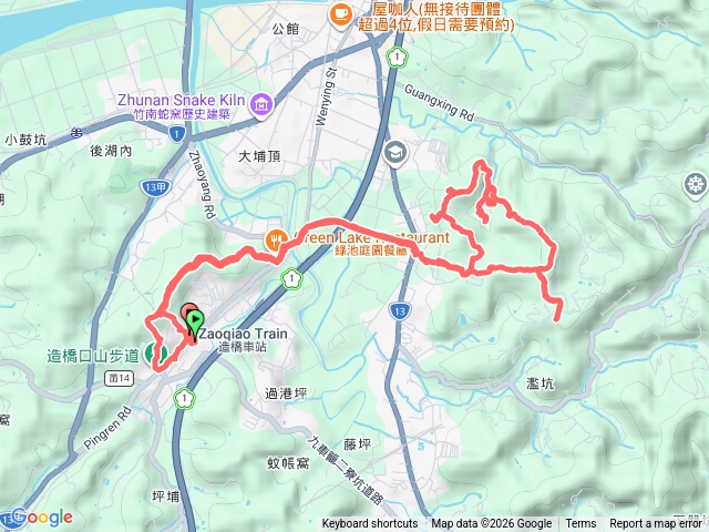 老庄山_菜瓜窩山_造橋口山_中尖山_鹿廚坑山_爛坑山預覽圖