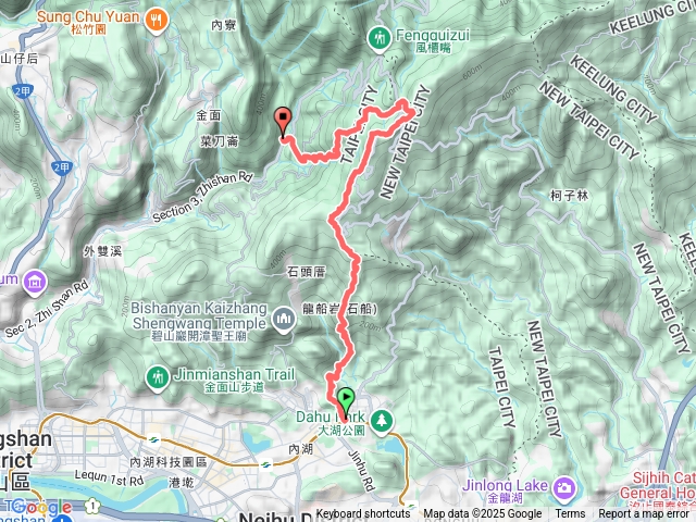 秀湖縱走五指山出聖人橋