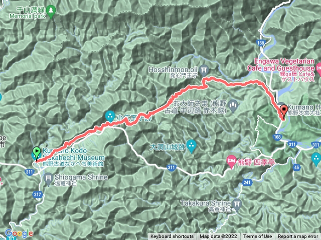 熊野古道中邊路 近露-熊野本宮大社