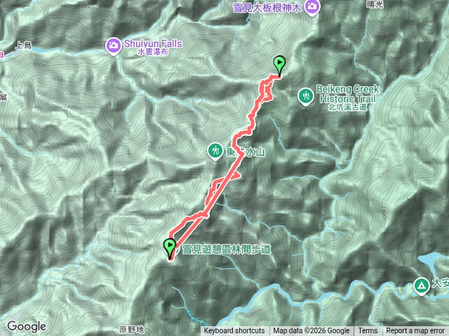 雪見北坑山