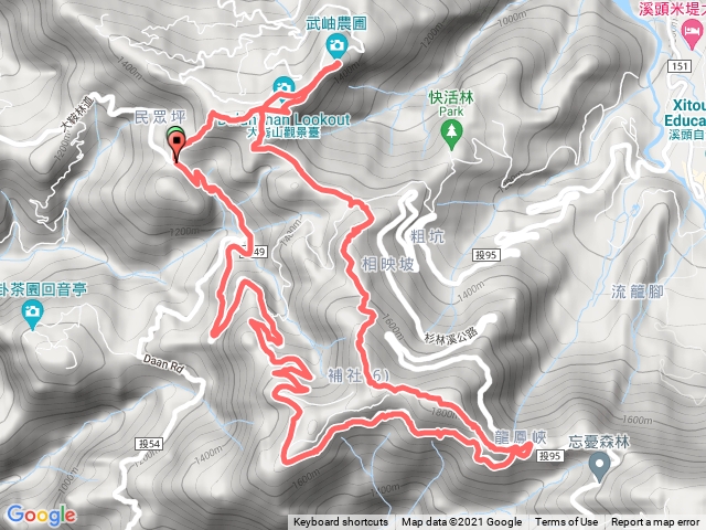 樟空崙-龍鳳山 10連峰