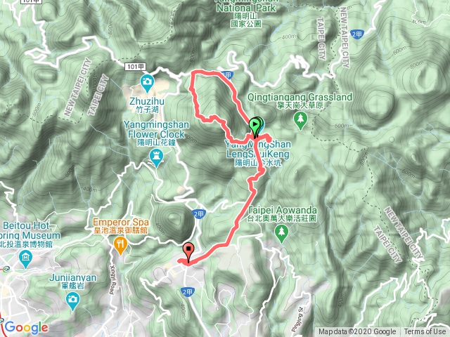 冷水坑-東峰-北峰-小油坑