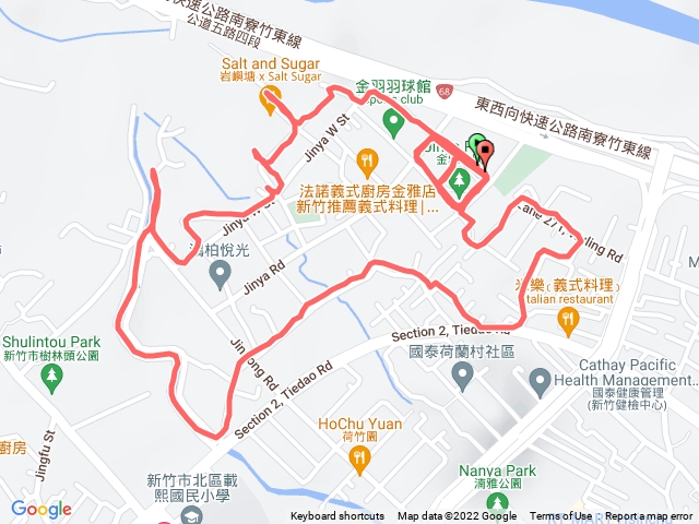 金雅社區夜跑