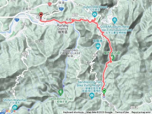 牡丹到九份到瑞芳