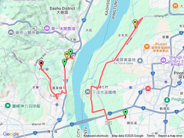 屏東頭前溪+田中+北機場+大平頂+井子腳