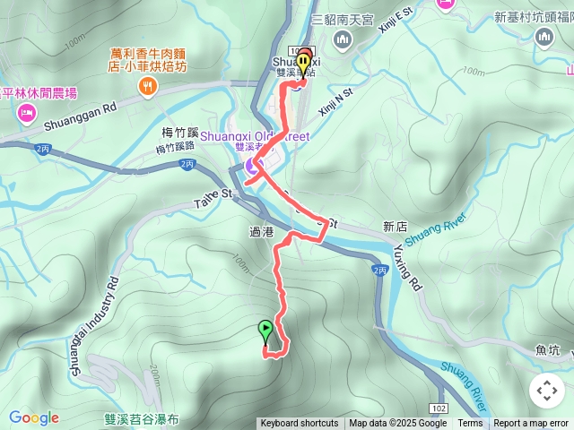 2025.05.01蝙蝠山下山-雙溪火車站