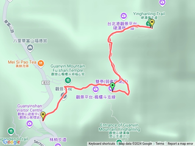 硬漢嶺上風櫃斗湖步道下