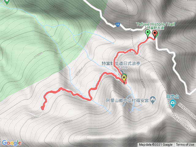 輕鬆走 特富野古道