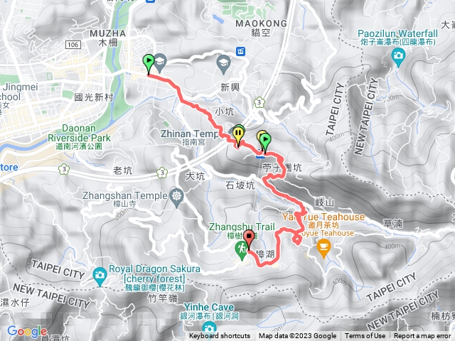 指南宮步道大成殿步道貓空 健康步道