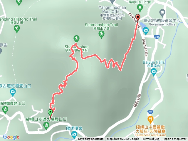 紗帽山步道道